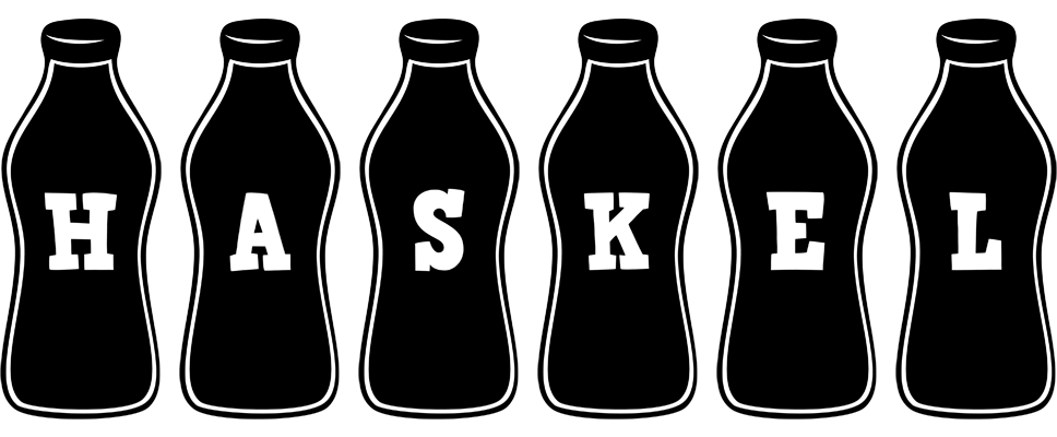 Haskel bottle logo