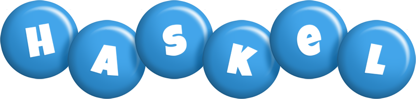 Haskel candy-blue logo