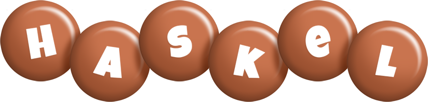 Haskel candy-brown logo