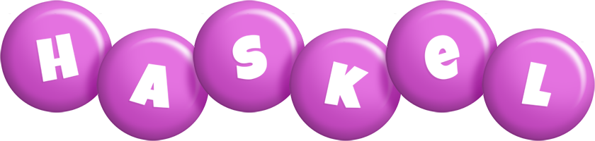 Haskel candy-purple logo