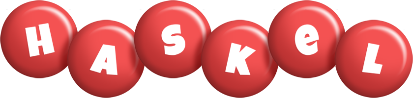 Haskel candy-red logo