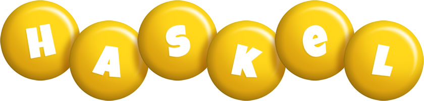 Haskel candy-yellow logo