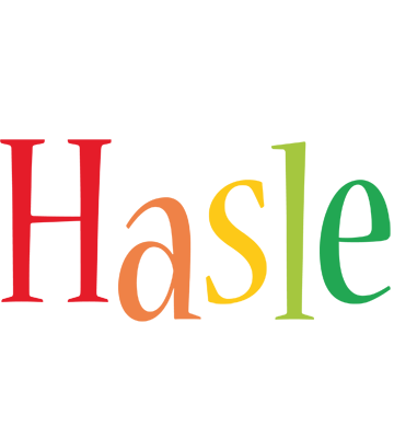 Hasle birthday logo