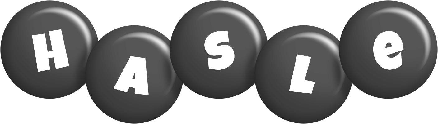 Hasle candy-black logo