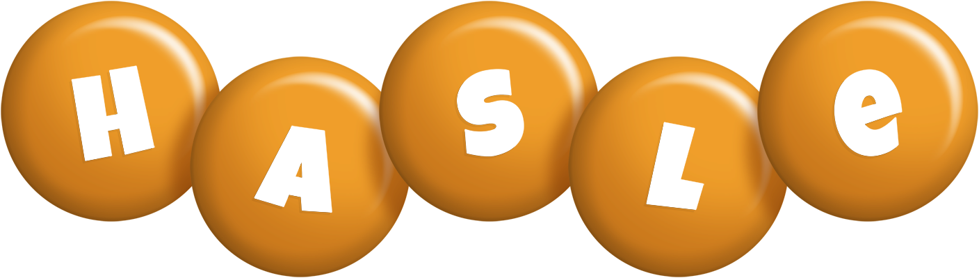 Hasle candy-orange logo