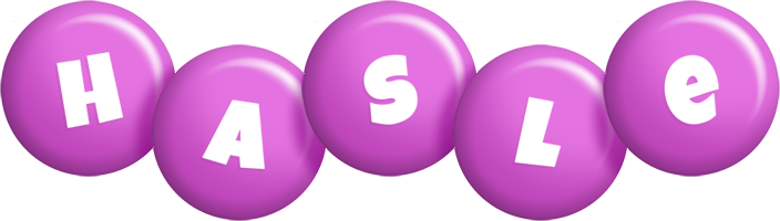 Hasle candy-purple logo