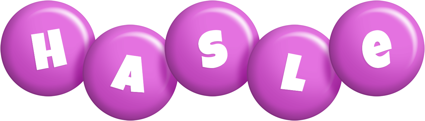 Hasle candy-purple logo