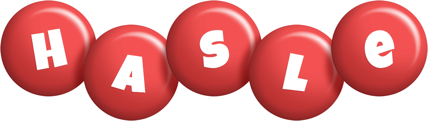Hasle candy-red logo