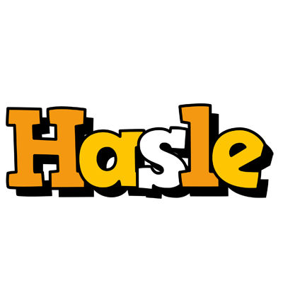 Hasle cartoon logo