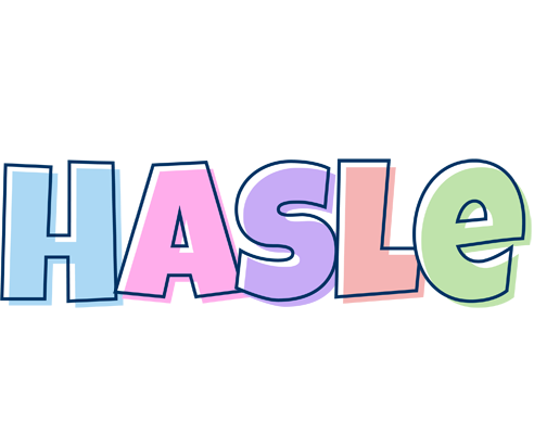 Hasle pastel logo