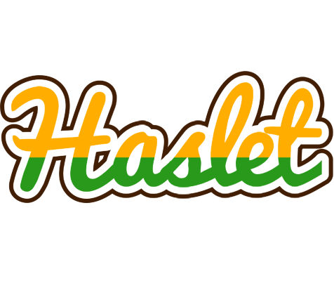 Haslet banana logo