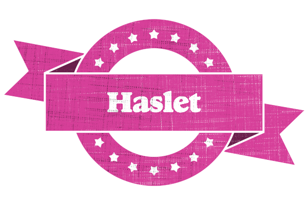 Haslet beauty logo