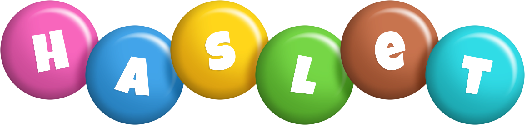 Haslet candy logo