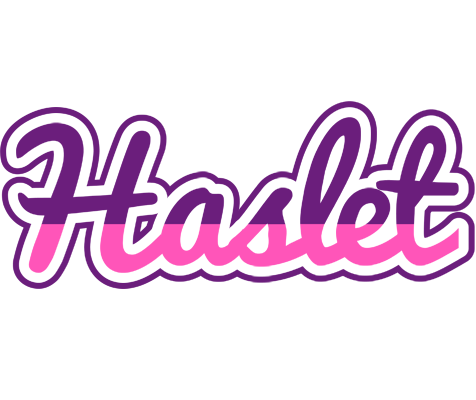 Haslet cheerful logo