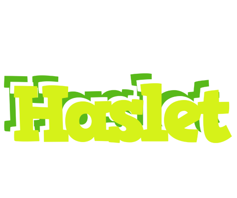 Haslet citrus logo
