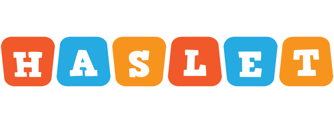 Haslet comics logo