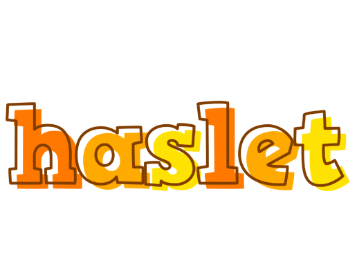 Haslet desert logo