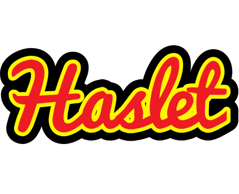 Haslet fireman logo