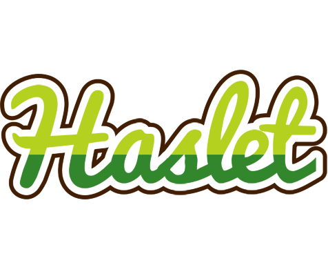 Haslet golfing logo
