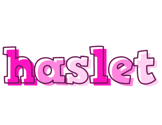 Haslet hello logo