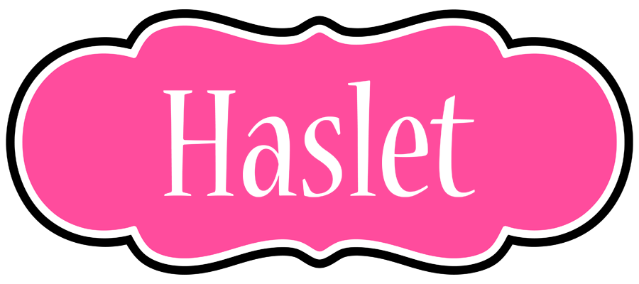 Haslet invitation logo