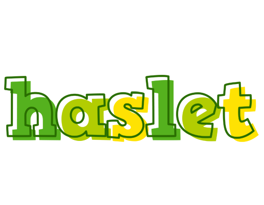 Haslet juice logo