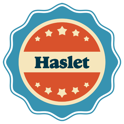 Haslet labels logo