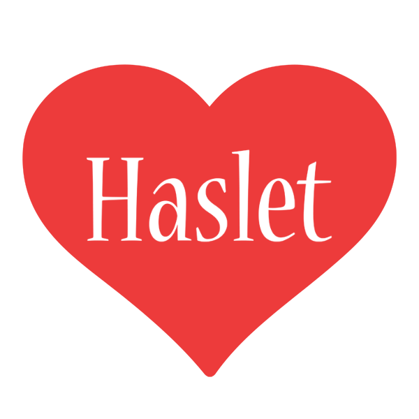 Haslet love logo