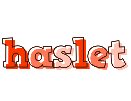 Haslet paint logo