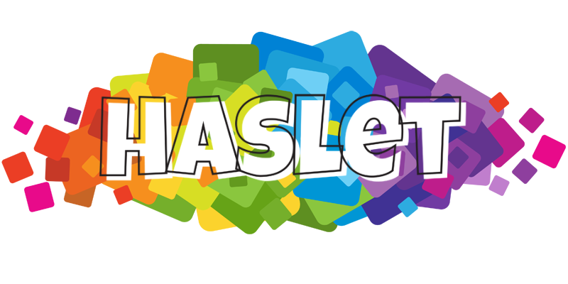 Haslet pixels logo