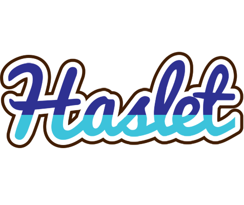 Haslet raining logo