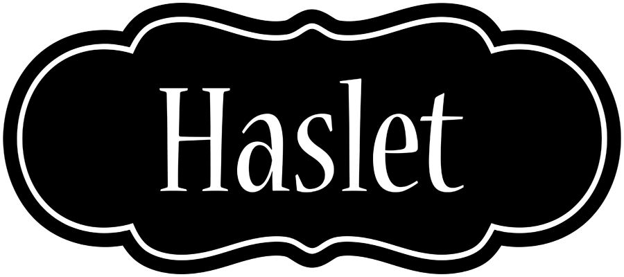 Haslet welcome logo