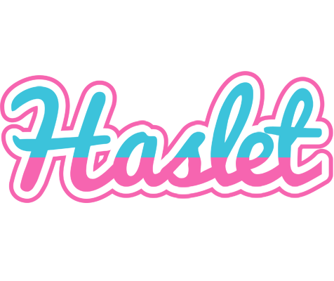 Haslet woman logo