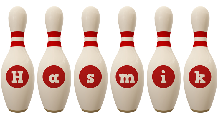 Hasmik bowling-pin logo