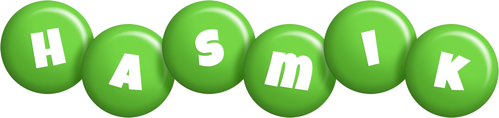 Hasmik candy-green logo