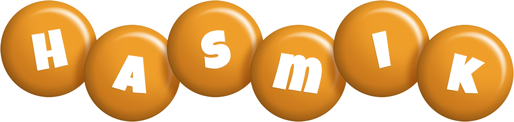 Hasmik candy-orange logo