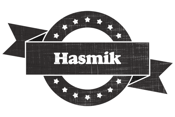 Hasmik grunge logo