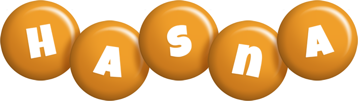 Hasna candy-orange logo