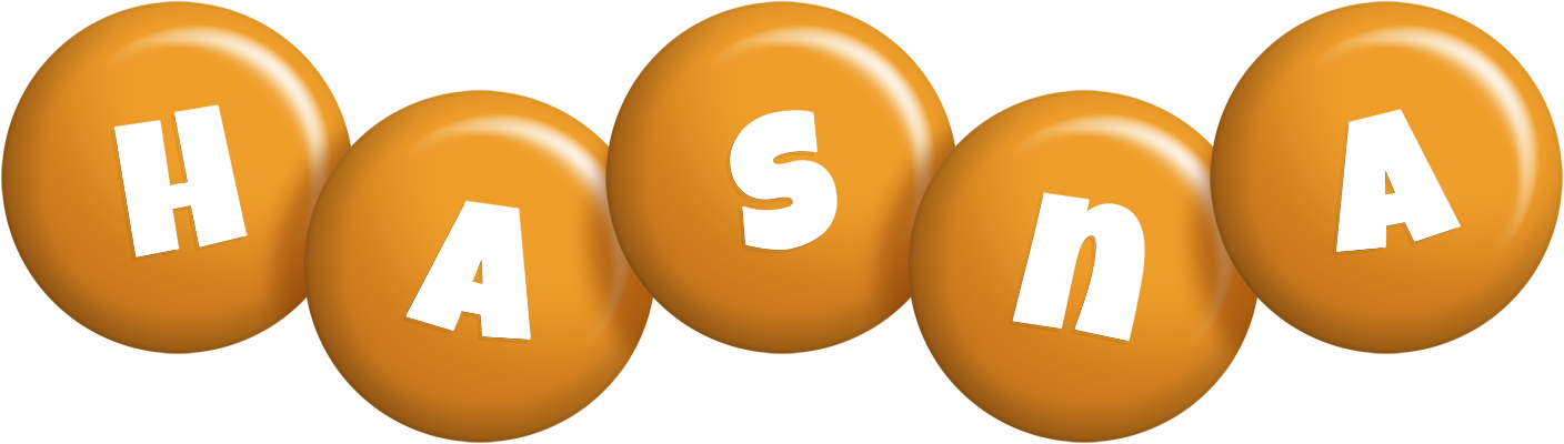 Hasna candy-orange logo