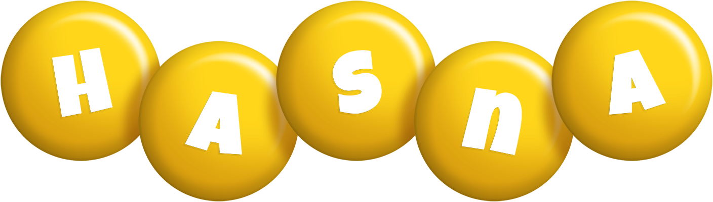 Hasna candy-yellow logo