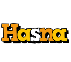 Hasna cartoon logo