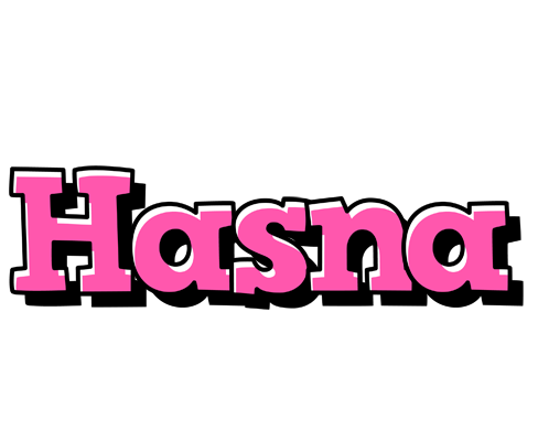 Hasna girlish logo