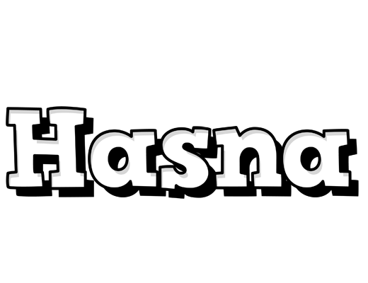 Hasna snowing logo