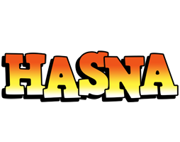 Hasna sunset logo