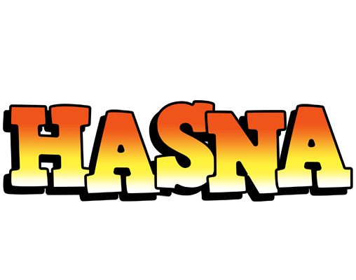 Hasna sunset logo