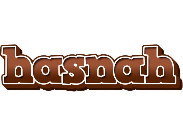 Hasnah brownie logo