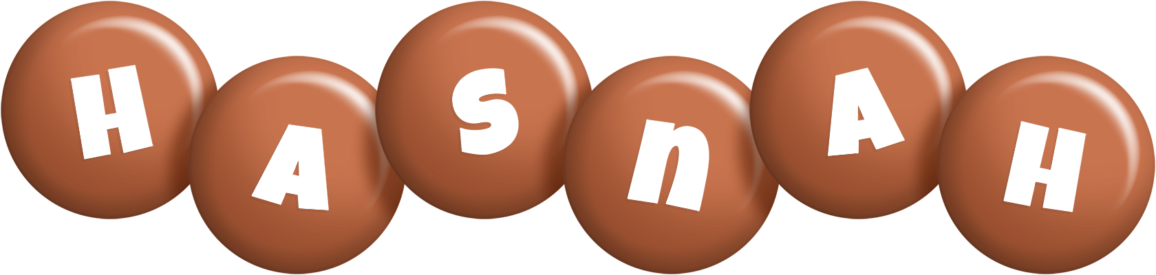 Hasnah candy-brown logo