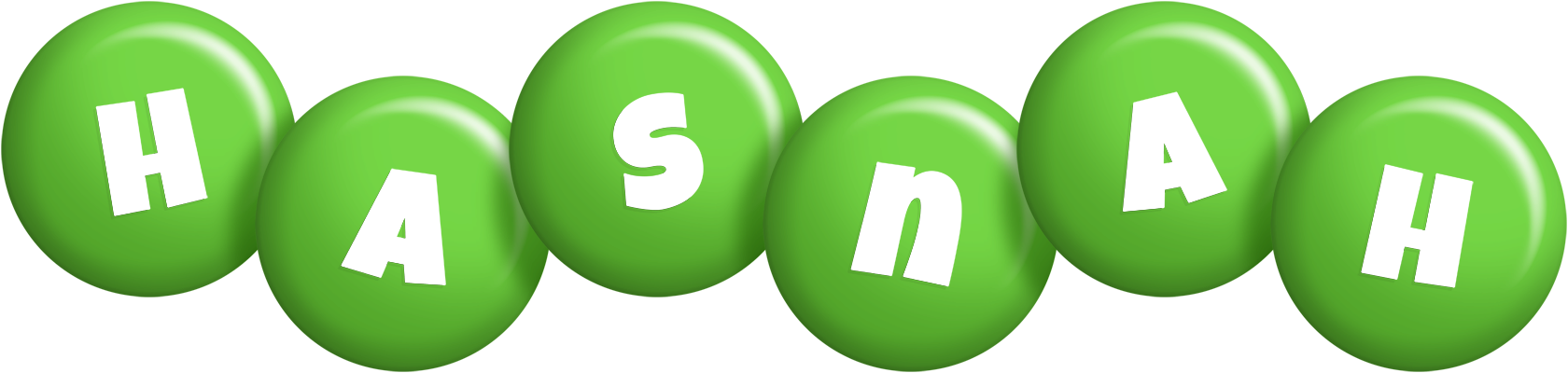 Hasnah candy-green logo