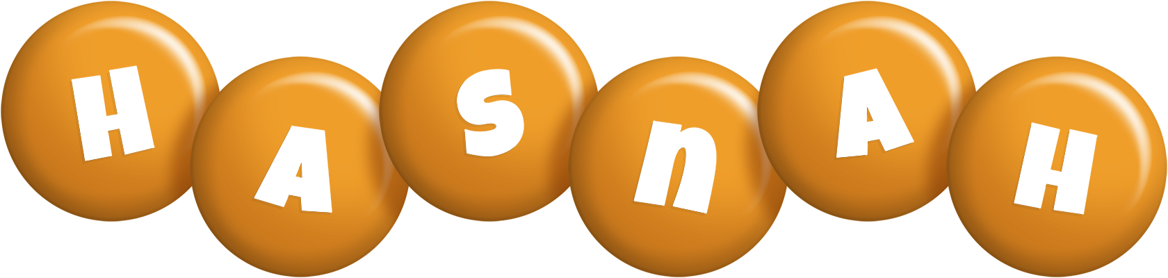 Hasnah candy-orange logo