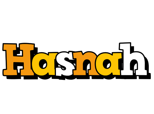 Hasnah cartoon logo